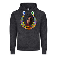 Vintage Black Halloween Horseshoe Vintage Hoodie - CowhideDigitalArt