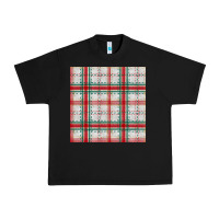 Black christmas plaid seamless pattern Urban Heavy Tee - BundleAndBundleShop