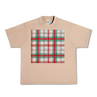 Burro christmas plaid seamless pattern Urban Heavy Tee - BundleAndBundleShop