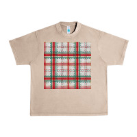 French Oak christmas plaid seamless pattern Urban Heavy Tee - BundleAndBundleShop