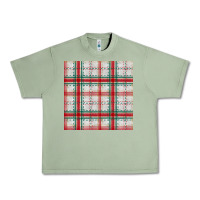 Oil Green christmas plaid seamless pattern Urban Heavy Tee - BundleAndBundleShop