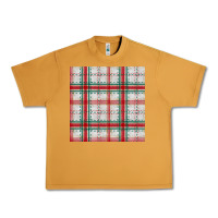 Peanut Butter christmas plaid seamless pattern Urban Heavy Tee - BundleAndBundleShop