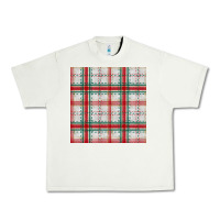 Pistachio christmas plaid seamless pattern Urban Heavy Tee - BundleAndBundleShop