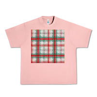 Salmon christmas plaid seamless pattern Urban Heavy Tee - BundleAndBundleShop