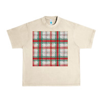 Sandshell christmas plaid seamless pattern Urban Heavy Tee - BundleAndBundleShop