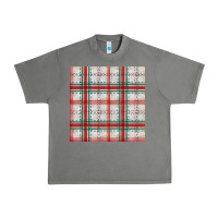 Tornado christmas plaid seamless pattern Urban Heavy Tee - BundleAndBundleShop