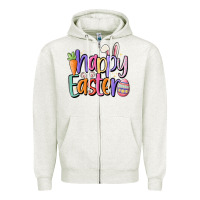 Happy Easter Zipper Hoodie | Teevron