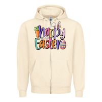 Sandshell happy easter Zipper Hoodie - MaliasSmallBusiness