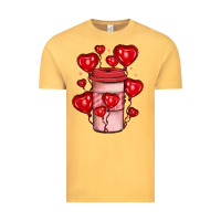 Vintage Mustard valentines day coffee Vintage Tee - JahusDesignShop