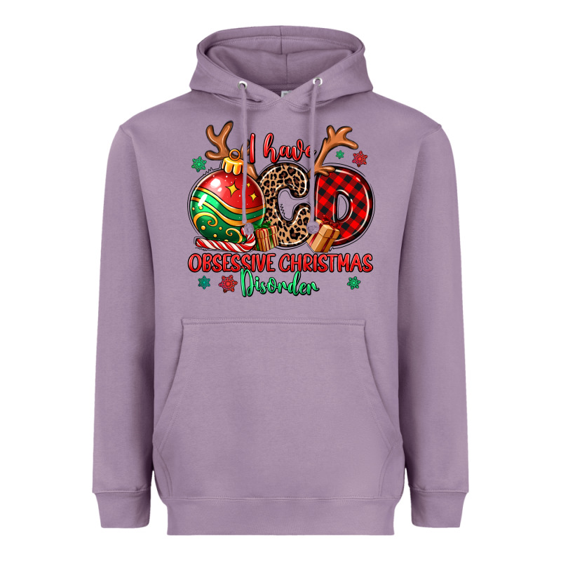I Have Ocd Obsessive Christmas Disorder Heavyweight Hoodie by MaliasSmallBusiness | Teevron
