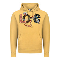 Vintage Mustard love nurse Vintage Hoodie - SublimationCraftShop