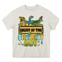 Cream daddy of the birthday boy Heavy Core Tee - MaliasSmallBusiness