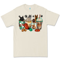 Bone german shepherd black and grey cat coffee cups Premium Tee - Zillion Design Studio