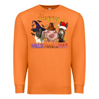 Carrot Happy Hallothanksmas Farm Animal Premium Sweatshirt - BundleAndBundleShop