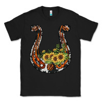 Black horseshoe sunflower Classic Tee - JahusDesignShop