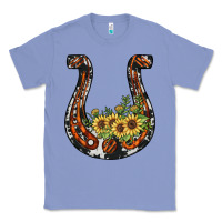 Colony Blue horseshoe sunflower Classic Tee - JahusDesignShop