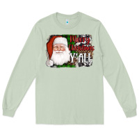 Matcha santa merry christmas y'all Long Sleeve Tee - AdoDesignShop