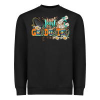 Black just graduated Heavyweight Sweatshirt - AdoDesignShop