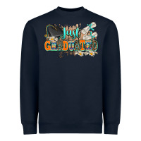 Navy just graduated Heavyweight Sweatshirt - AdoDesignShop