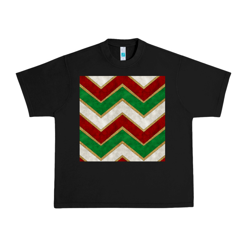 Christmas Stripes Seamless Pattern Urban Heavy Tee by BundleAndBundleShop | Teevron