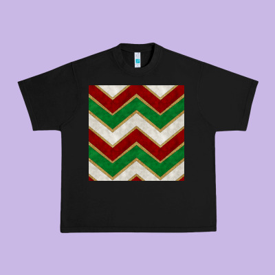 Christmas Stripes Seamless Pattern Urban Heavy Tee Designed By Bundleandbundleshop