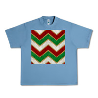 Pebble Blue christmas stripes seamless pattern Urban Heavy Tee - BundleAndBundleShop