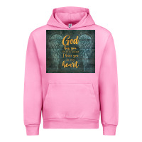 Fuchsia Pink i have you in my heart Urban Hoodie - TumblerDesignByShophia