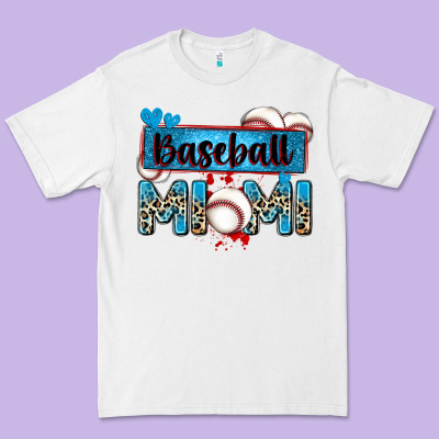 Baseball Mimi With Leopard Premium Tee Designed By Zillion Design Studio