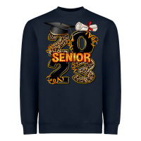 Navy gold senıor 2023 Heavyweight Sweatshirt - AdoDesignShop