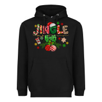 Black jingle balls Heavyweight Hoodie - MaliasSmallBusiness