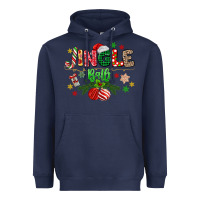 Navy jingle balls Heavyweight Hoodie - MaliasSmallBusiness