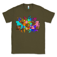 Army Green pride lesbian gay mom sunflower Classic Tee - AdoDesignShop