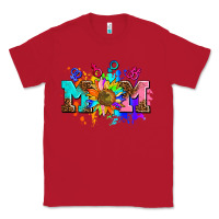 Red pride lesbian gay mom sunflower Classic Tee - AdoDesignShop