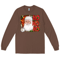 Chestnut christmas ho ho ho santa clause Long Sleeve Tee - AdoDesignShop