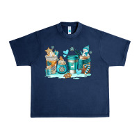 Navy winter coffe cups Urban Heavy Tee - AdoDesignShop