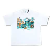 White winter coffe cups Urban Heavy Tee - AdoDesignShop