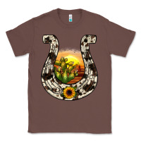Chestnut horseshoe sunset Classic Tee - JahusDesignShop