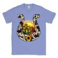 Colony Blue horseshoe sunset Classic Tee - JahusDesignShop