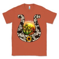 Copper horseshoe sunset Classic Tee - JahusDesignShop