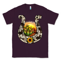 Plum horseshoe sunset Classic Tee - JahusDesignShop