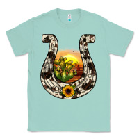 Seafoam horseshoe sunset Classic Tee - JahusDesignShop