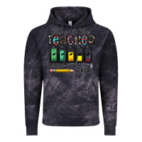 Cloud Black battery life of a teacher monday friday Vintage Hoodie - CowhideDigitalArt