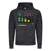 Vintage Black battery life of a teacher monday friday Vintage Hoodie - CowhideDigitalArt