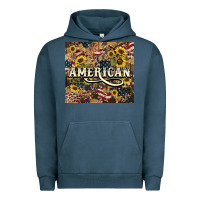 Pigment Midnight Navy American tumbler 4th of july Urban Hoodie - HowdyJamesFarm