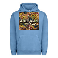 Pigment Pebble Blue American tumbler 4th of july Urban Hoodie - HowdyJamesFarm
