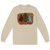 Mushroom merry and bright with tree's Long Sleeve Tee - AdoDesignShop