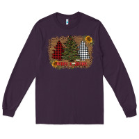 Plum merry and bright with tree's Long Sleeve Tee - AdoDesignShop