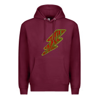 Burgundy Cactus Pattern Lightning Premium Hoodie - Bettercallsaul