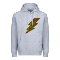 Heather Grey Cactus Pattern Lightning Premium Hoodie - Bettercallsaul