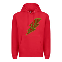 Red Cactus Pattern Lightning Premium Hoodie - Bettercallsaul